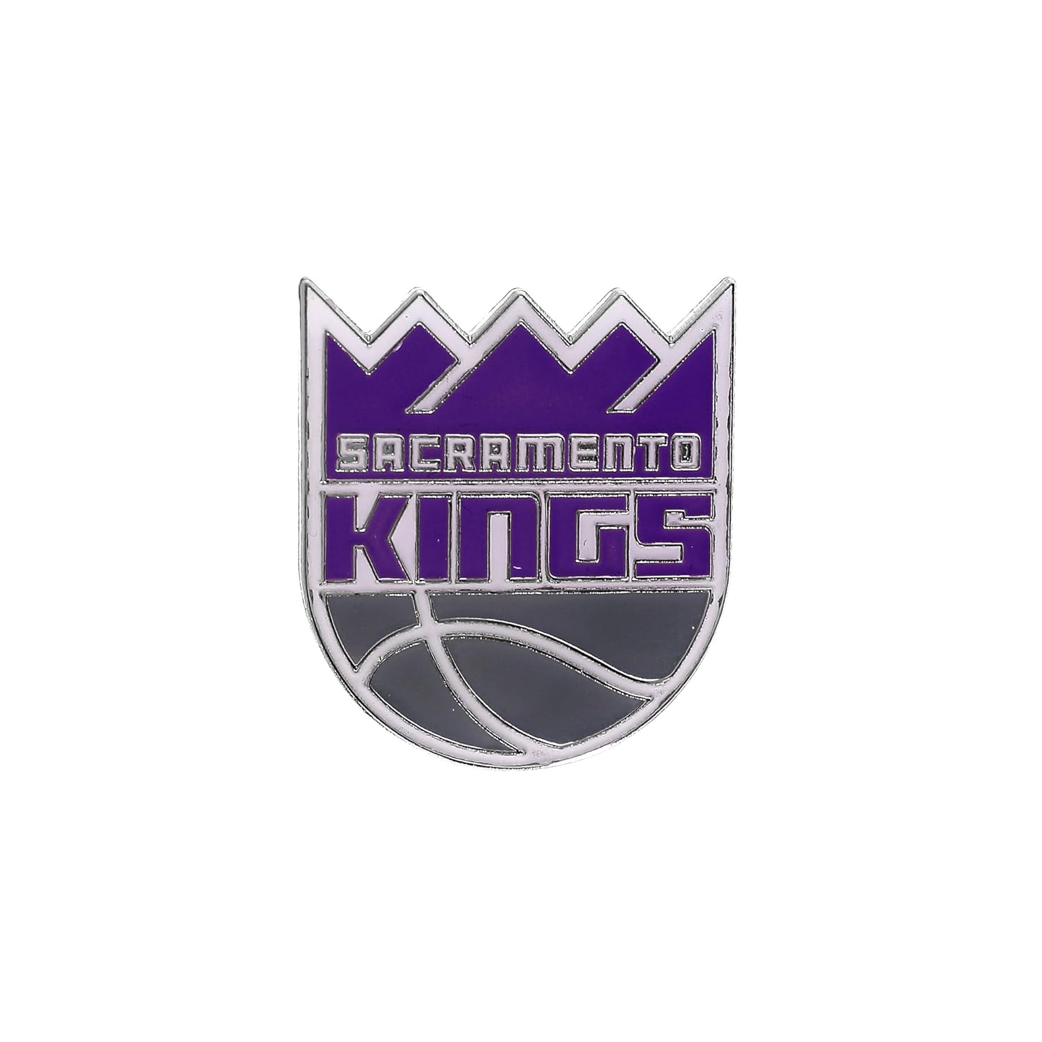 nba 萨克拉门托国王队运动相关别针,紫色,1 号